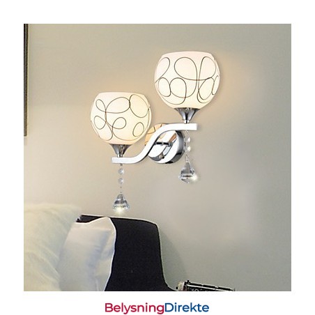 Kreative Moderne Og Kontrakterte Kreative Krystallvegglampelys