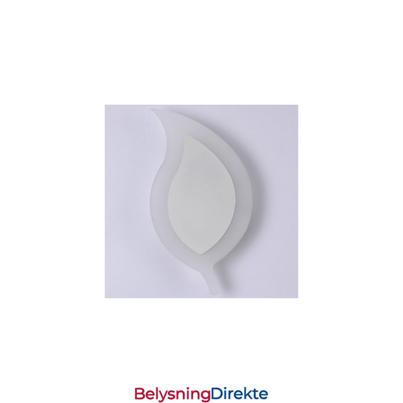 Kreativ Enkel Mote Moderne Akryl Kontrakt Vegglampe Legering Små Blader Lys