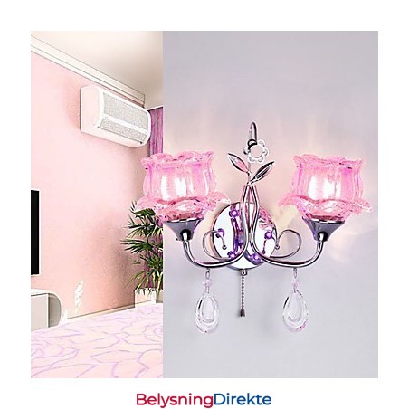 Kreative Moderne Og Kontrakterte Kreative Krystallvegglampelys