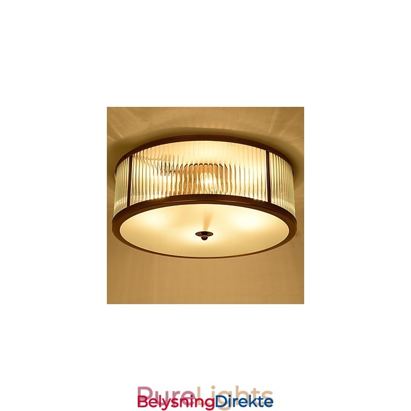 Tradisjonell Klassisk Rustikk Hytte Messing Metall Innfelt