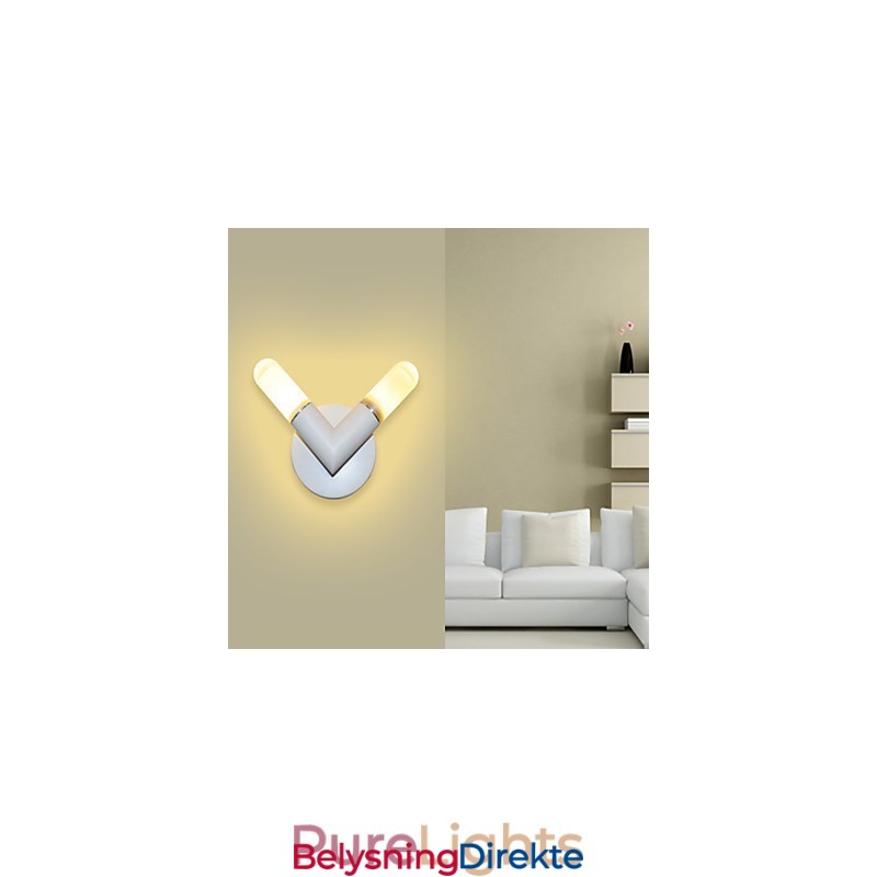 Vegglampetter Moderne Samtids Metall