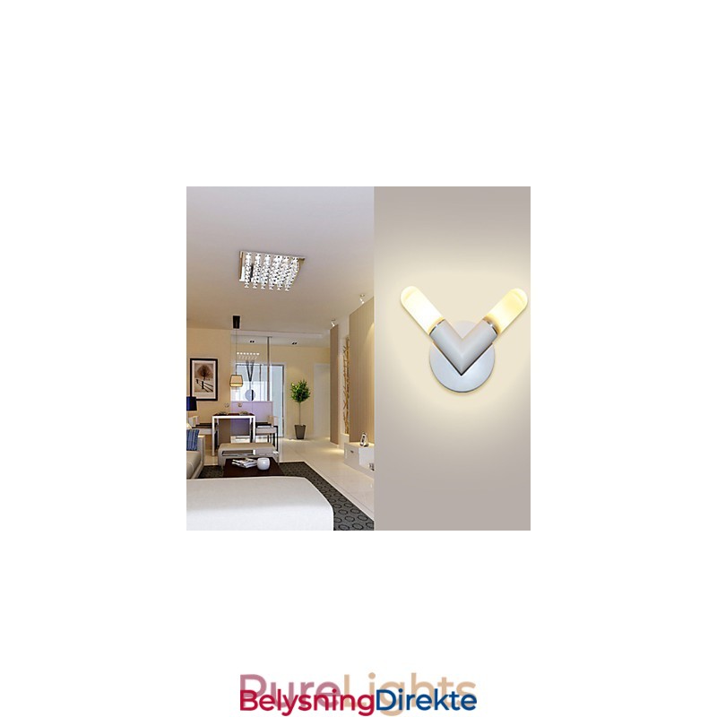 Vegglampetter Moderne Samtids Metall