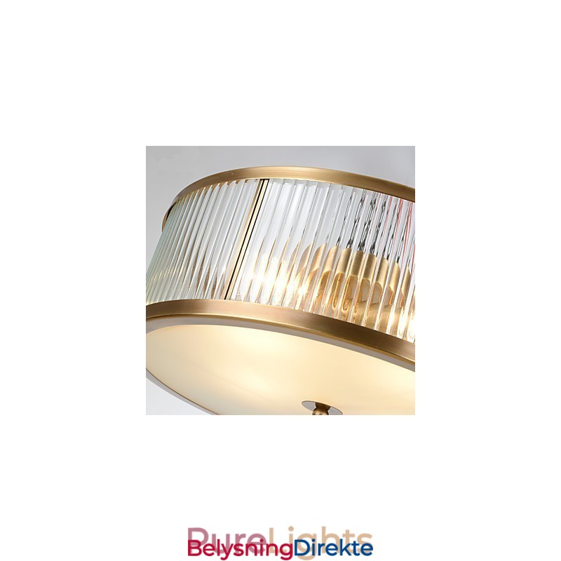 Tradisjonell Klassisk Rustikk Hytte Messing Metall Innfelt