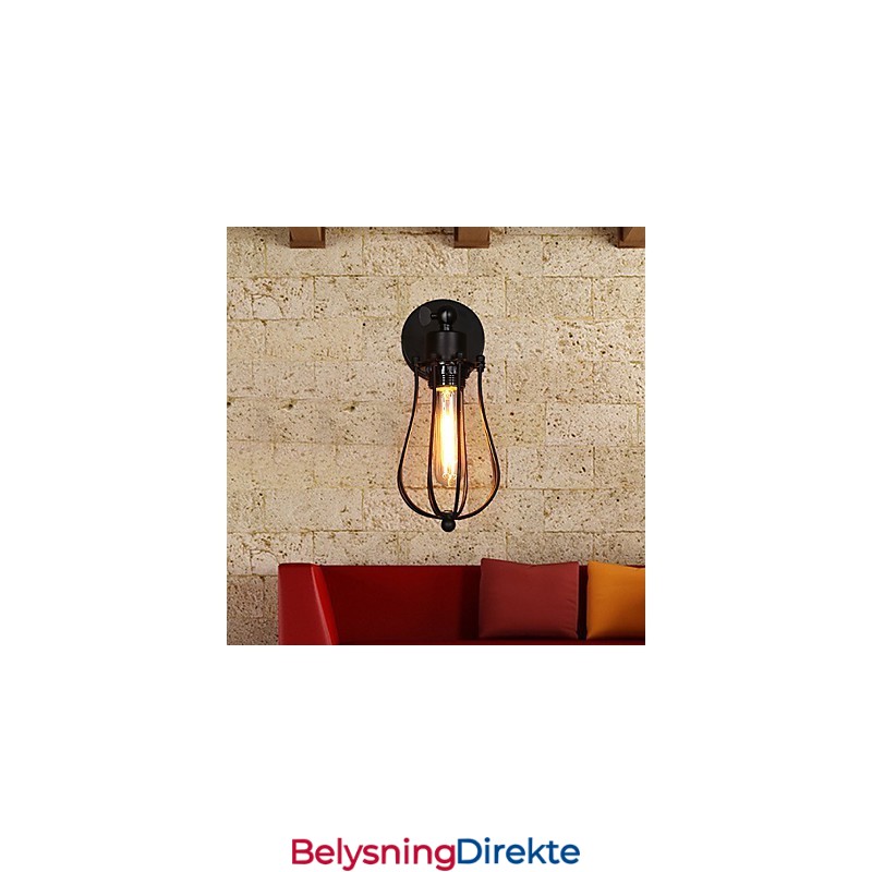 Kreativ Personlighet Dekorativ Smijern Retro Grapefruktvegglampe