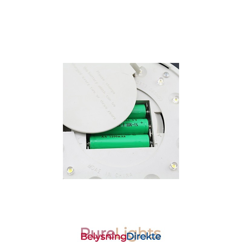 Utendørs Solcelledrevet Hvit Villa Veggmontert Hagegårdsdør Sti Lyslampe