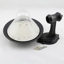 Utendørs Solcelledrevet Hvit Villa Veggmontert Hagegårdsdør Sti Lyslampe