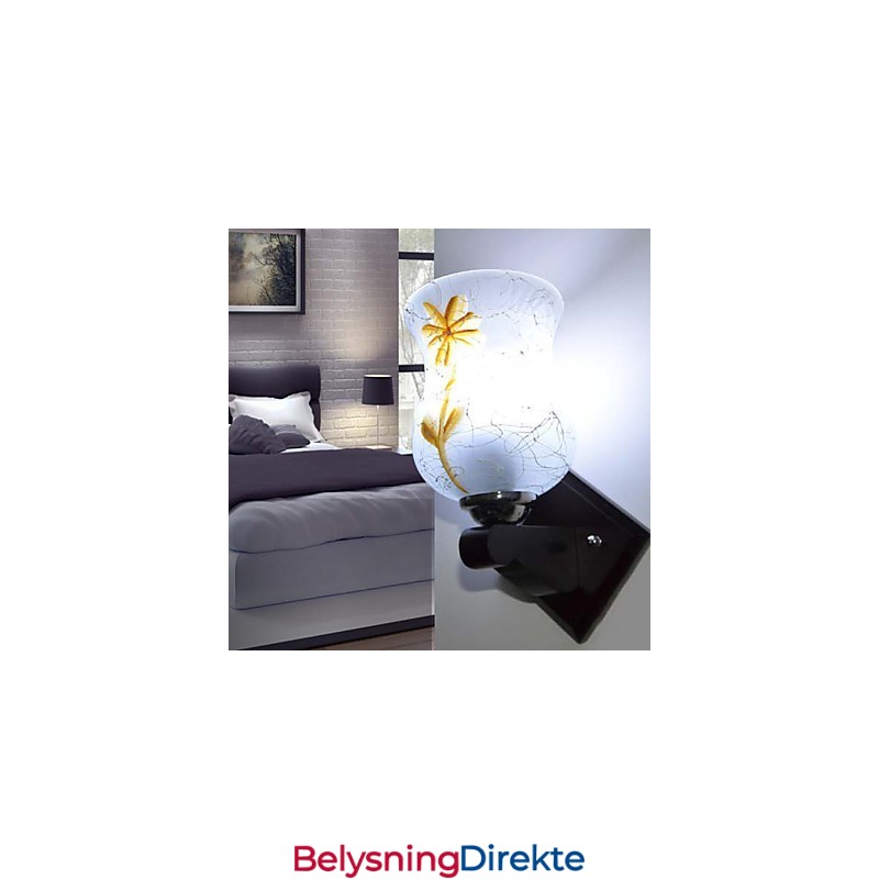 Kreativ Vegglampe I Massivt Tre Til Soverommet, Hodet På Sengen