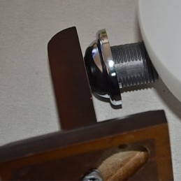 Kreativ Vegglampe I Massivt Tre Til Soverommet, Hodet På Sengen