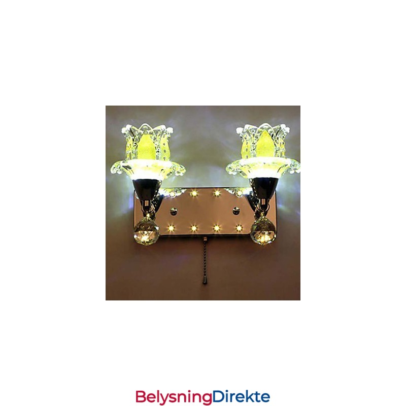 Kreative Moderne Og Kontrakterte Kreative Krystallvegglampelys