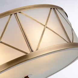 Tradisjonell Klassisk Rustikk Hytte Messing Metall Innfelt