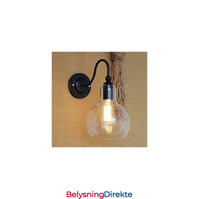 Moderne Restaurantpynt Vegglampe Smijernsglass