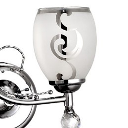 Vegglampe Krystall Moderne Samtids Metall