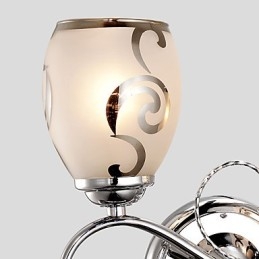 Vegglampe Krystall Moderne Samtids Metall