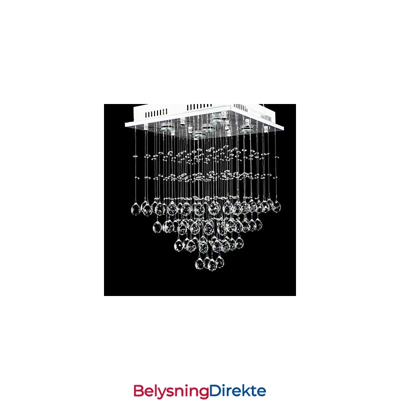 Moderne Samtidskunst Krystall Galvanisert Innfelt Montering