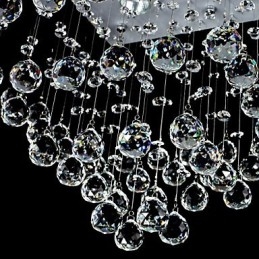 Moderne Samtidskunst Krystall Galvanisert Innfelt Montering