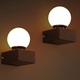 Ball Loft Kreativ Vegglampe Smijerns Vegglampe Gjenoppretter Gamle Måter Lys