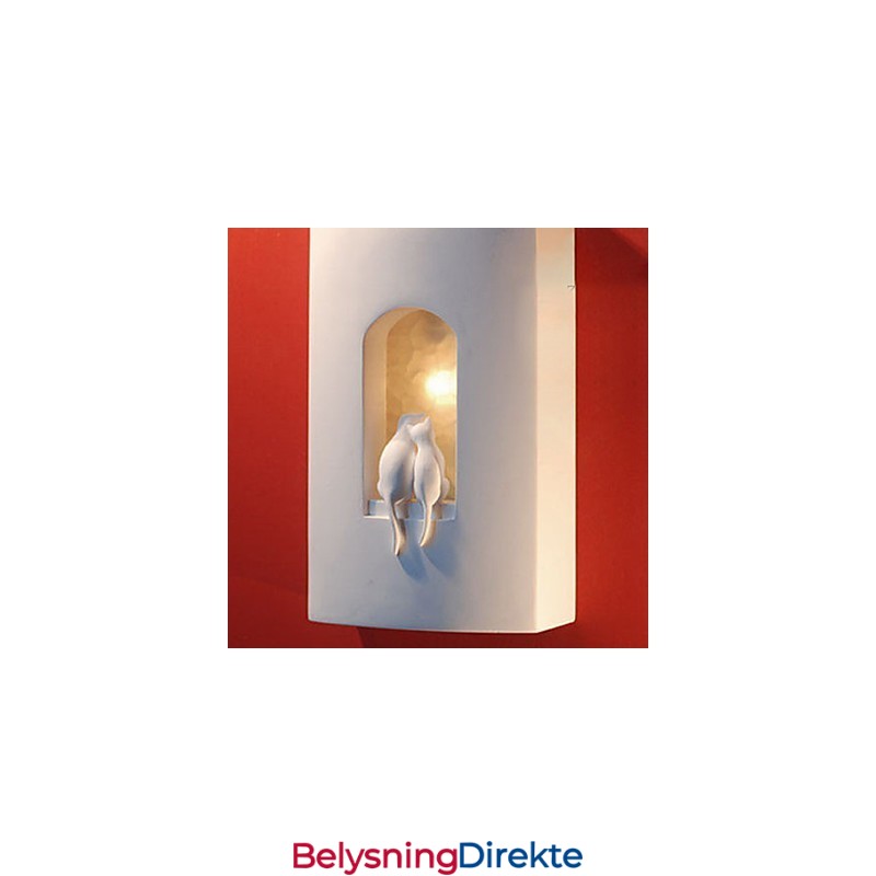 Mote Varm Barnerom Hengelampe Kreativ Kitty Gips Vegglampe Lys