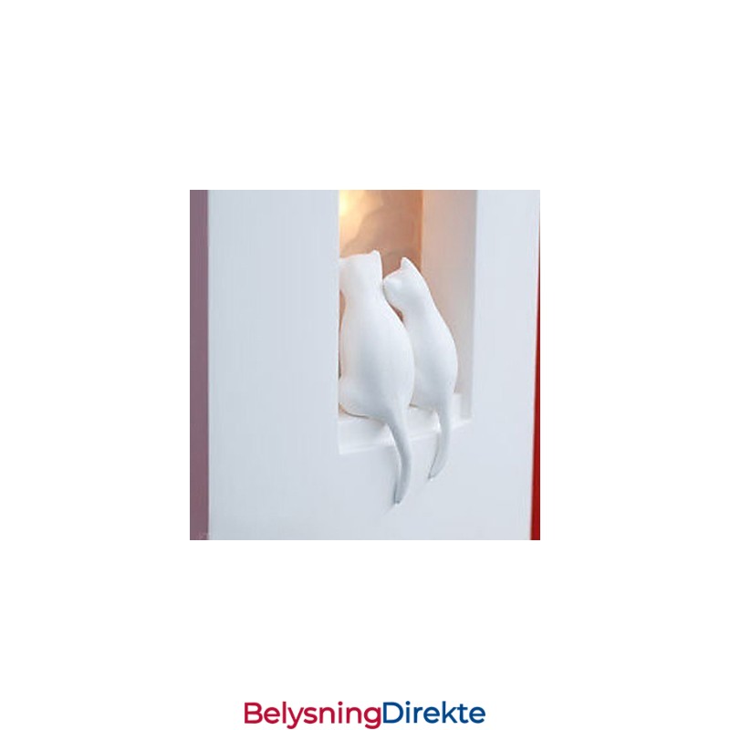 Mote Varm Barnerom Hengelampe Kreativ Kitty Gips Vegglampe Lys