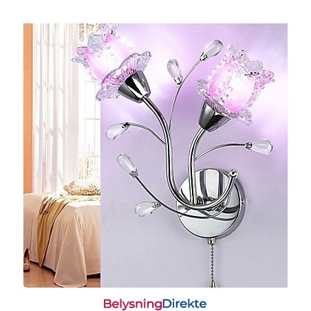 Kreative Moderne Og Kontrakterte Kreative Krystallvegglampelys