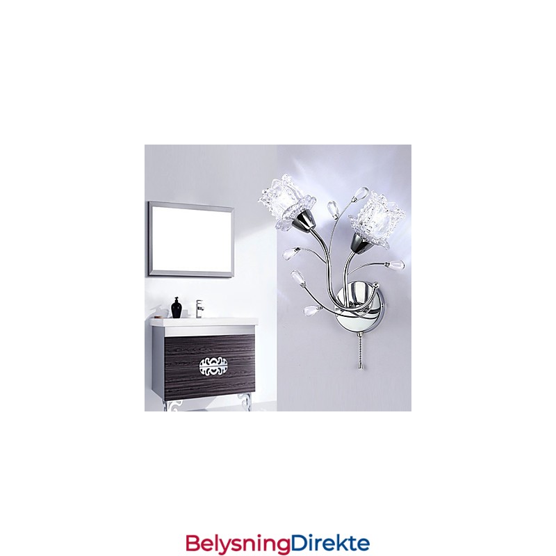 Kreative Moderne Og Kontrakterte Kreative Krystallvegglampelys