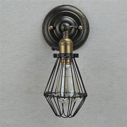Industriell Vegglampe I Vintagestil Som Åpner Og Lukker, Loftsstil, Restaurerer Gamle Skikker