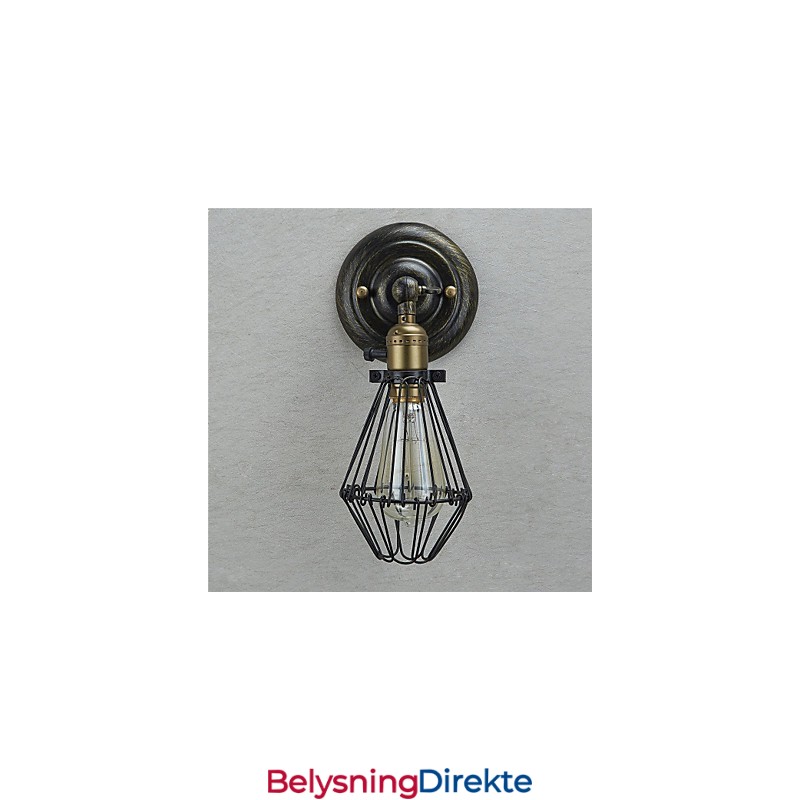 Industriell Vegglampe I Vintagestil Som Åpner Og Lukker, Loftsstil, Restaurerer Gamle Skikker