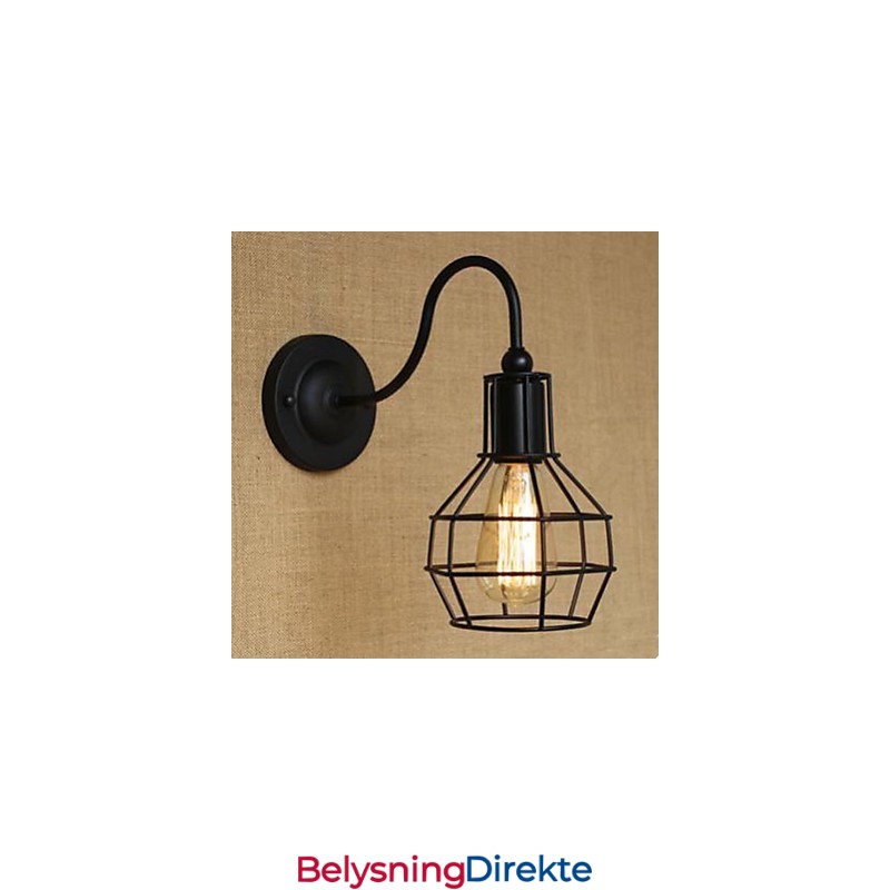 Moderne Barer Og Restauranter Smijernsvegglampe Stue Korridor Trapper Kafé