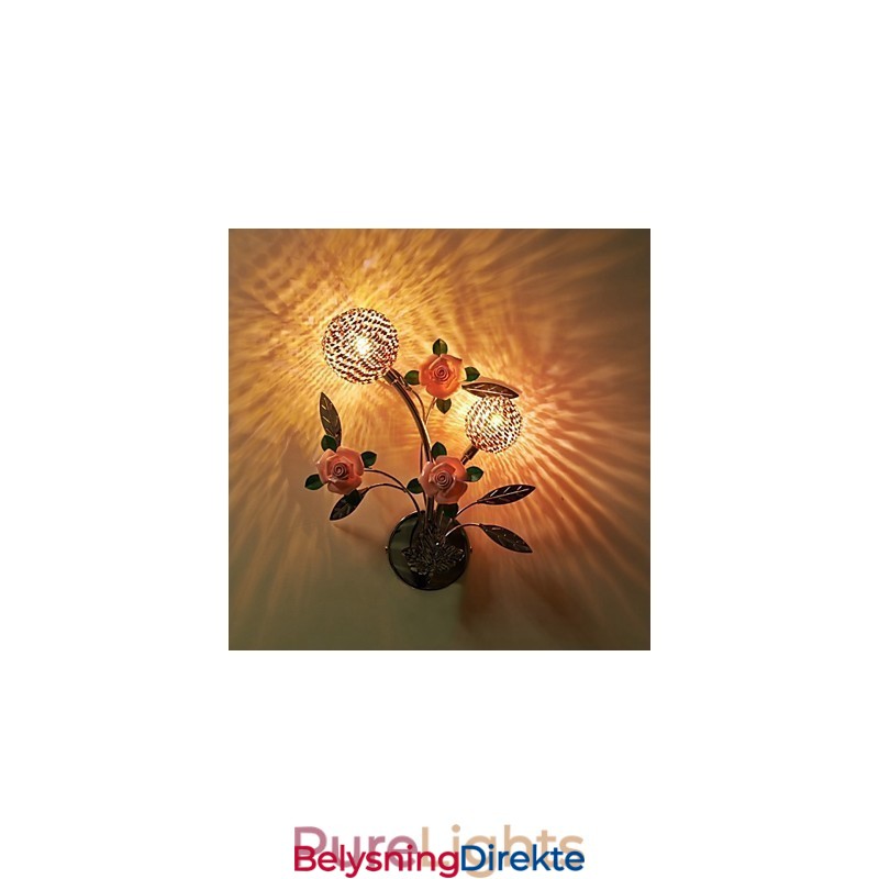 Vegglampe Krystall Moderne Samtids Metall