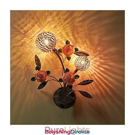 Vegglampe Krystall Moderne Samtids Metall