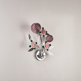 Vegglampe Krystall Moderne Samtids Metall