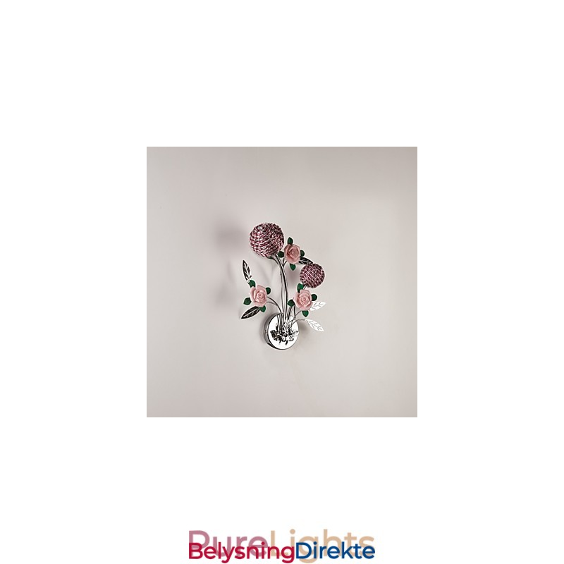 Vegglampe Krystall Moderne Samtids Metall