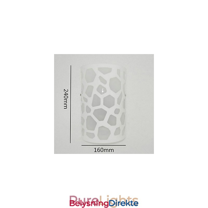 All Blue Høykvalitets Dekorasjon Av Utskårne Mønstre Eller Design På Treverksvegglampe