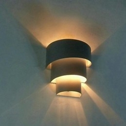 Høy Kvalitet, Moderne Motedesign, Spiralvegglampe, Kreativ Vegglampe