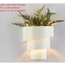 Høy Kvalitet, Moderne Motedesign, Spiralvegglampe, Kreativ Vegglampe