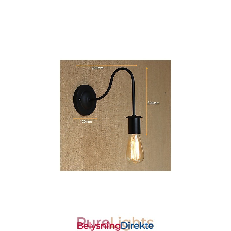 Amerikansk Landlig Pastoral Enkelhet Kreativ Personlighet Retro Dekorativ Vegglampe Midtgang Trapper