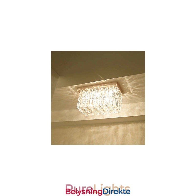 Moderne Samtidskunst Krystall Metall Innfelt