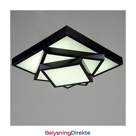 Firkantet, Innfelt Moderne Samtids Taklampe Metall