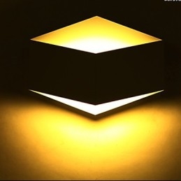 Kreativ Diamant Akryl Vegglampe Lys