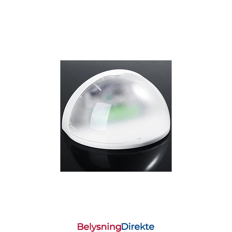 Soldrevet Lampe Utendørs Hagebelysning Automatisk Sensoraktivert Solcellelampe (Hvit)