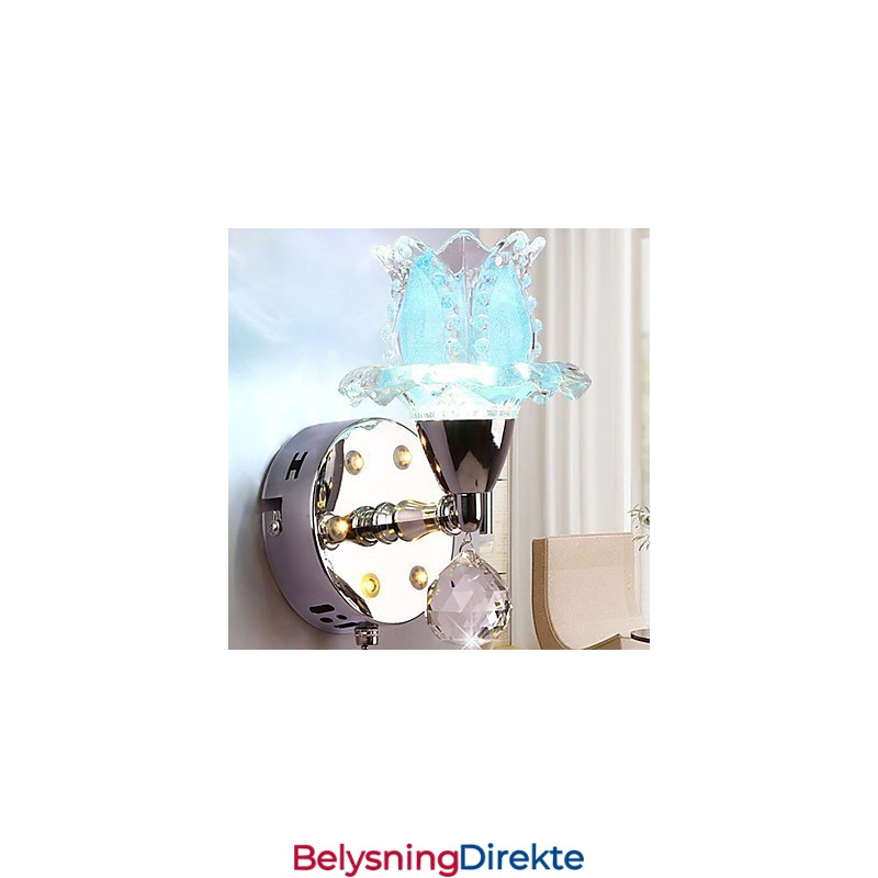 Kreative Moderne Og Kontrakterte Kreative Krystallvegglampelys