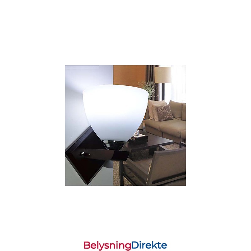 Vegglampe I Glass, Varm, Moderne Vegglampe Med Hodeende Til Seng