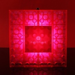 Kreative Klosser Ramme Lys Farget Søte Små Gaver Vegglampe Beltekrok Lys