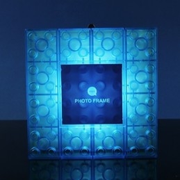 Kreative Klosser Ramme Lys Farget Søte Små Gaver Vegglampe Beltekrok Lys