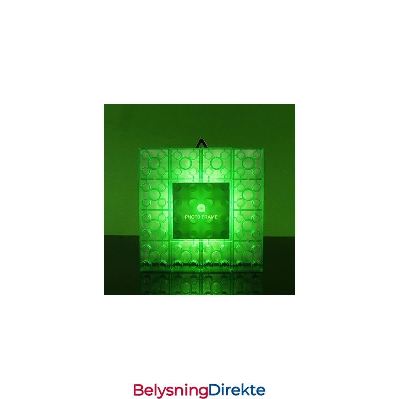 Kreative Klosser Ramme Lys Farget Søte Små Gaver Vegglampe Beltekrok Lys