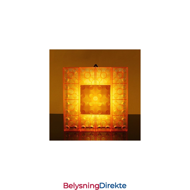 Kreative Klosser Ramme Lys Farget Søte Små Gaver Vegglampe Beltekrok Lys