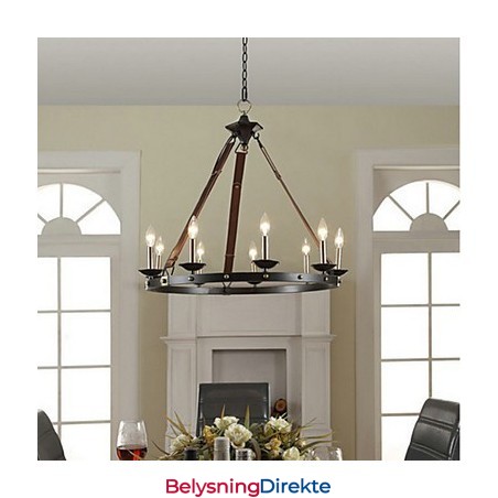 Lysekrone I Vintage-Metall