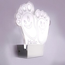 Akryl Vegglampe Pvc Lampelampe Chip Moderne Samtids Metall