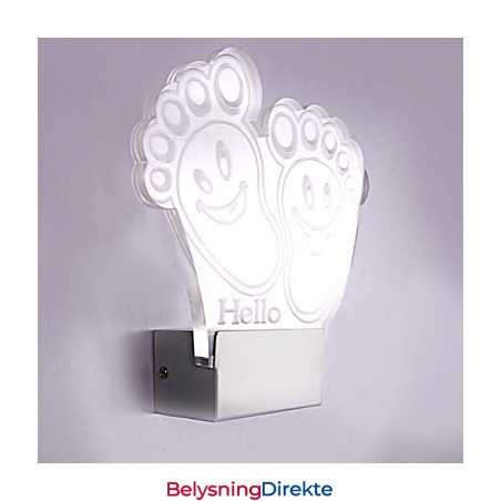 Akryl Vegglampe Pvc Lampelampe Chip Moderne Samtids Metall