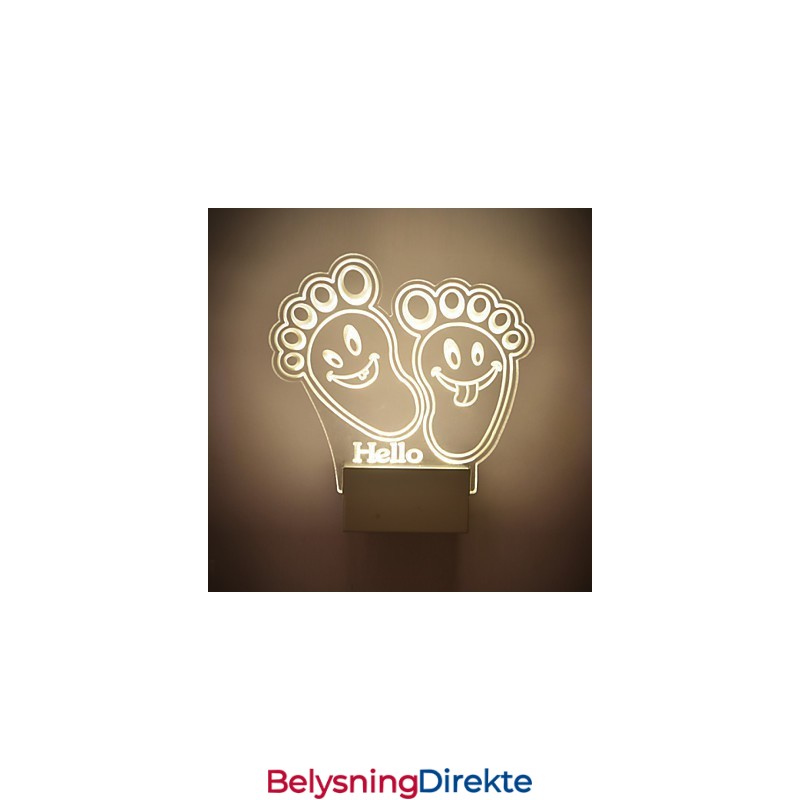 Akryl Vegglampe Pvc Lampelampe Chip Moderne Samtids Metall