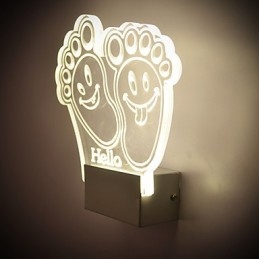 Akryl Vegglampe Pvc Lampelampe Chip Moderne Samtids Metall